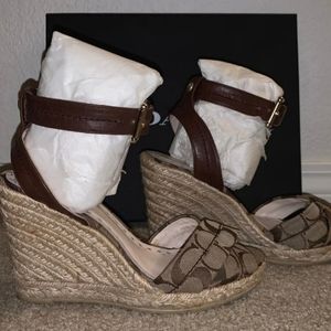 Coach wedges